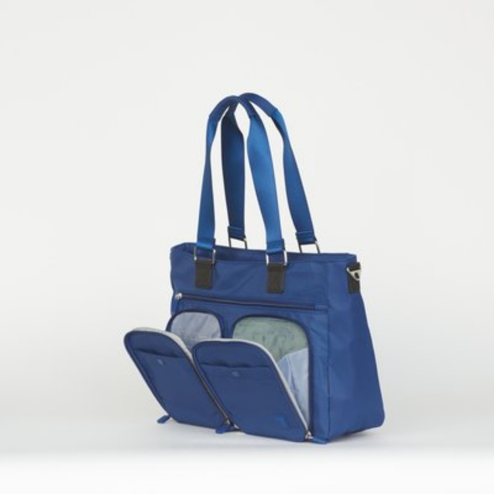 IHKWIP Laptop Travel Crossbody Tote in Navy - Picture 4 of 14